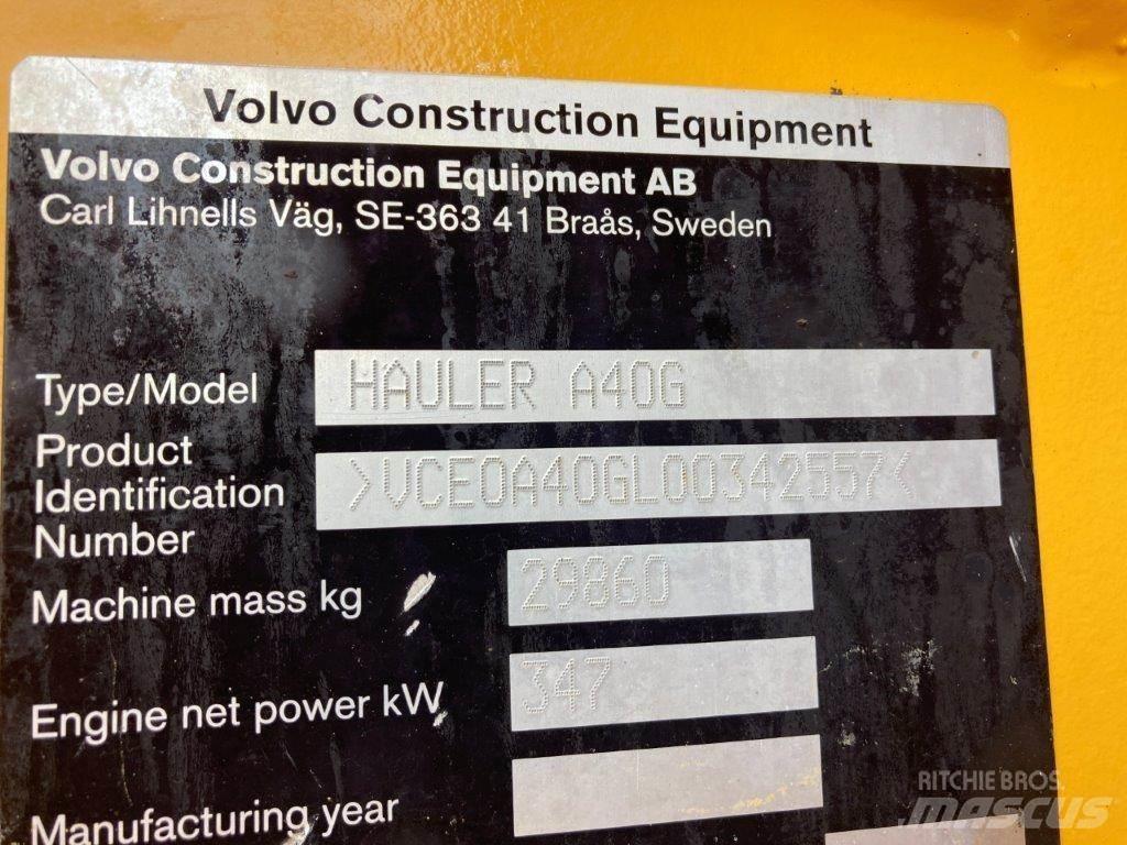 Volvo A40G Zglobni demperji