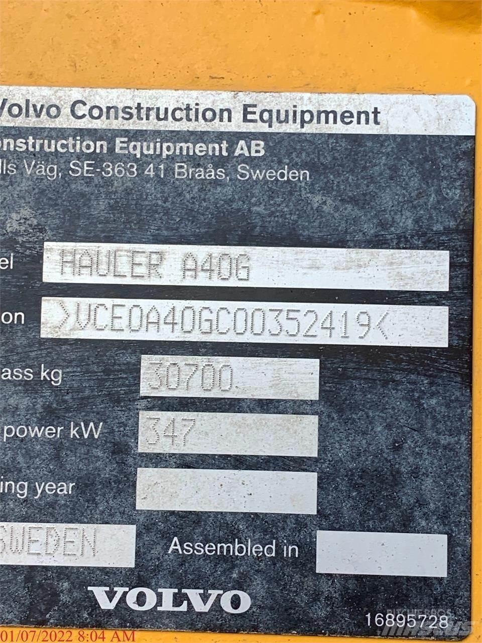 Volvo A40G Zglobni demperji