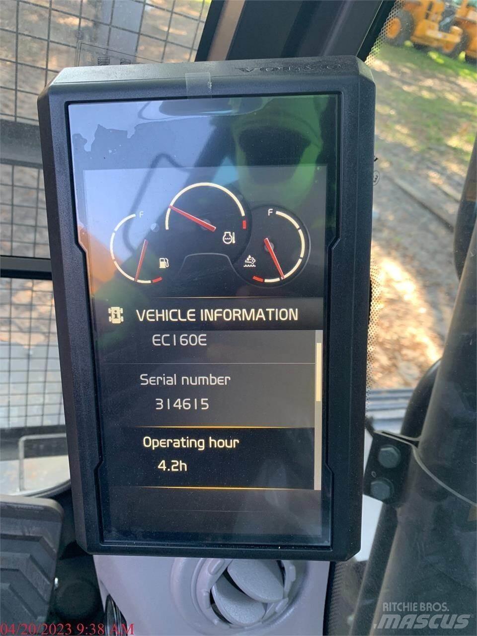 Volvo EC160EL Bagri goseničarji