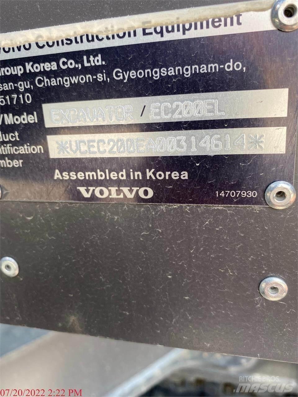 Volvo EC200EL Bagri goseničarji