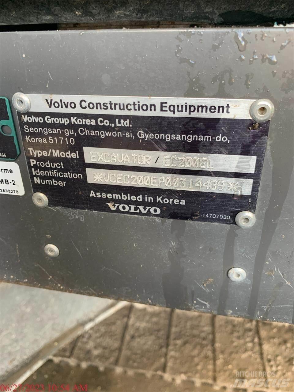 Volvo EC200EL Bagri goseničarji