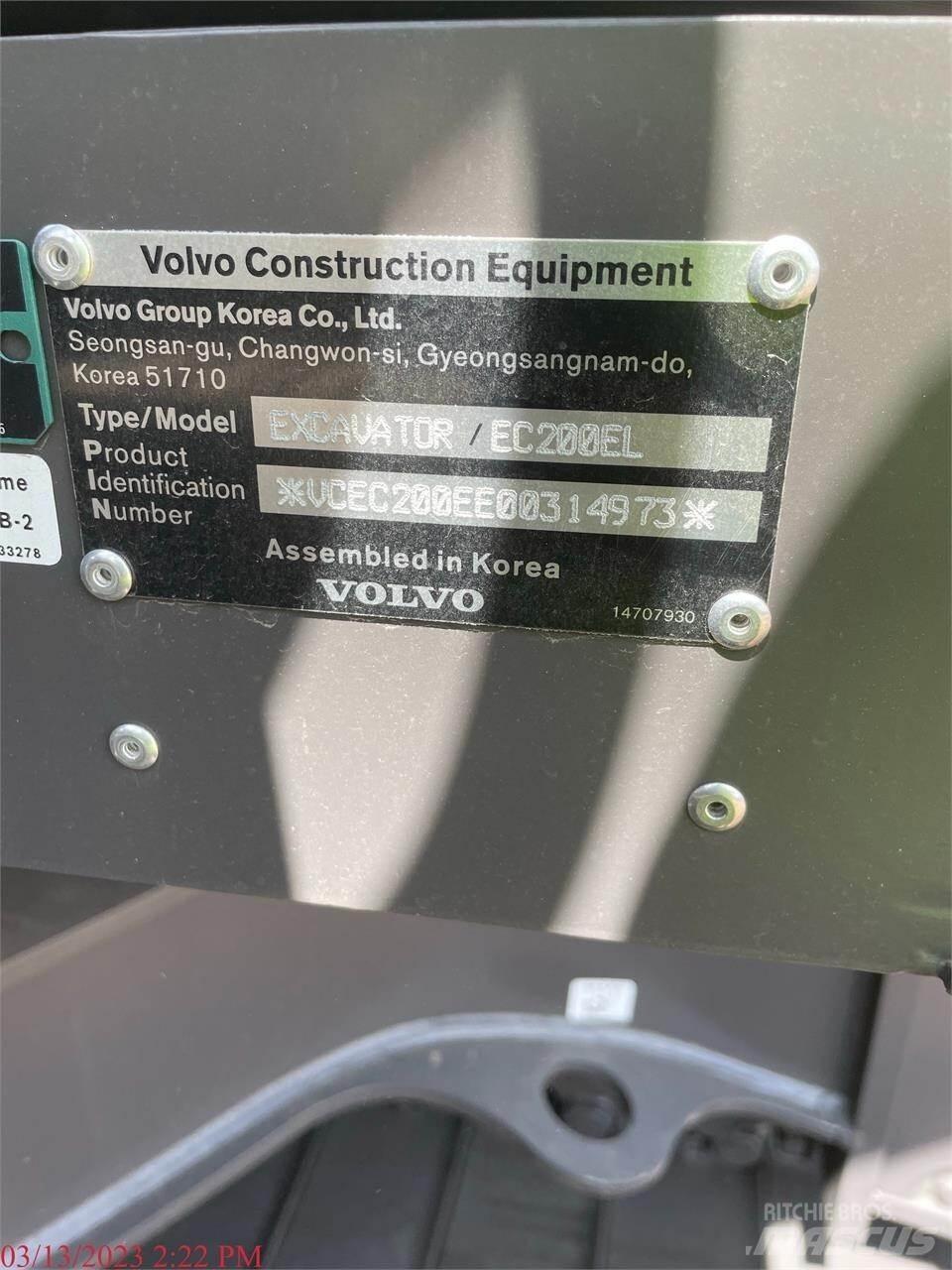 Volvo EC200EL Bagri goseničarji