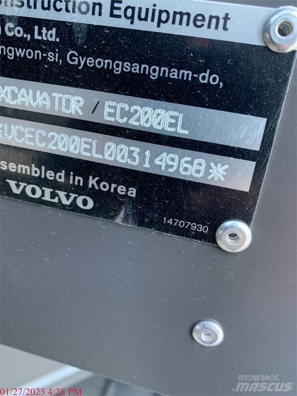 Volvo EC200EL Bagri goseničarji