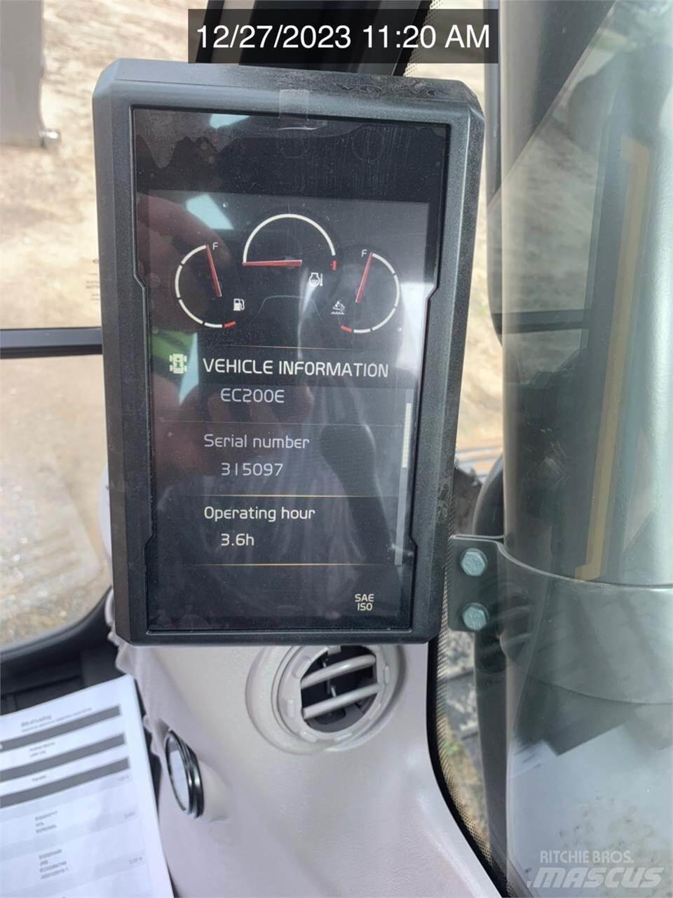 Volvo EC200EL Bagri goseničarji