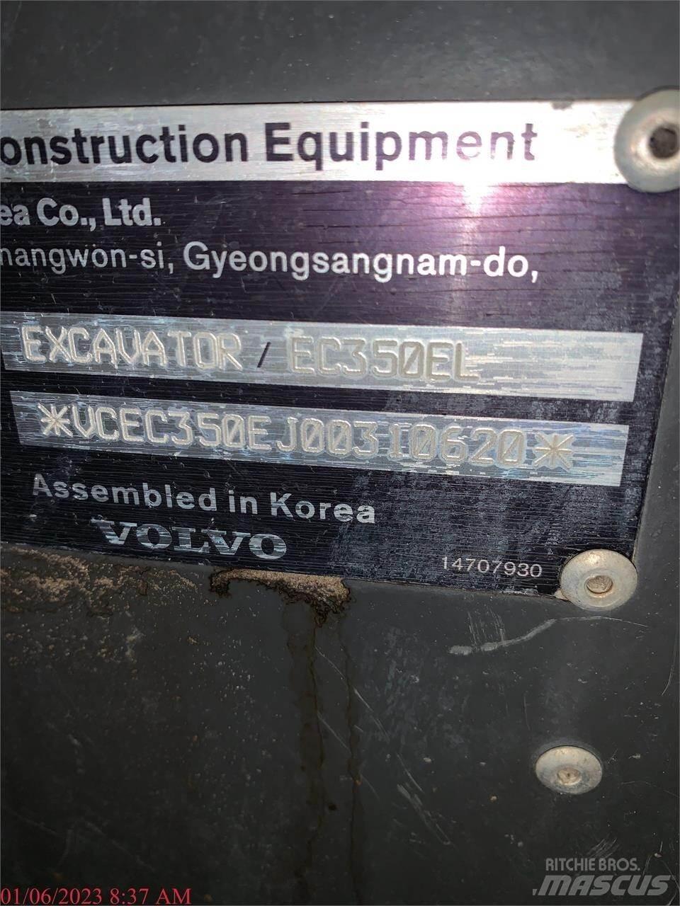 Volvo EC350EL Bagri goseničarji