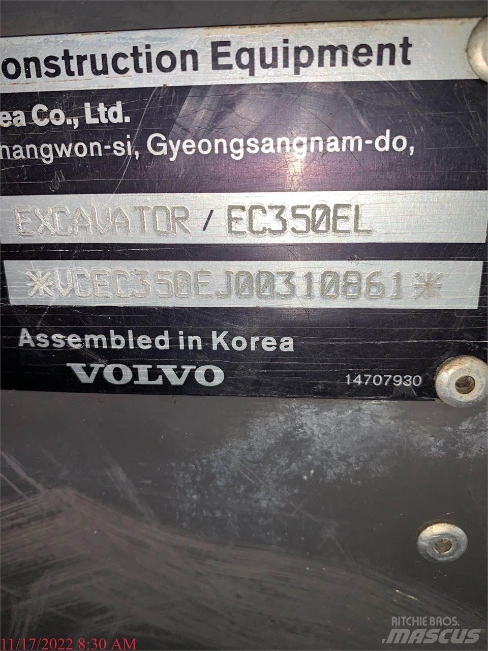 Volvo EC350EL Bagri goseničarji