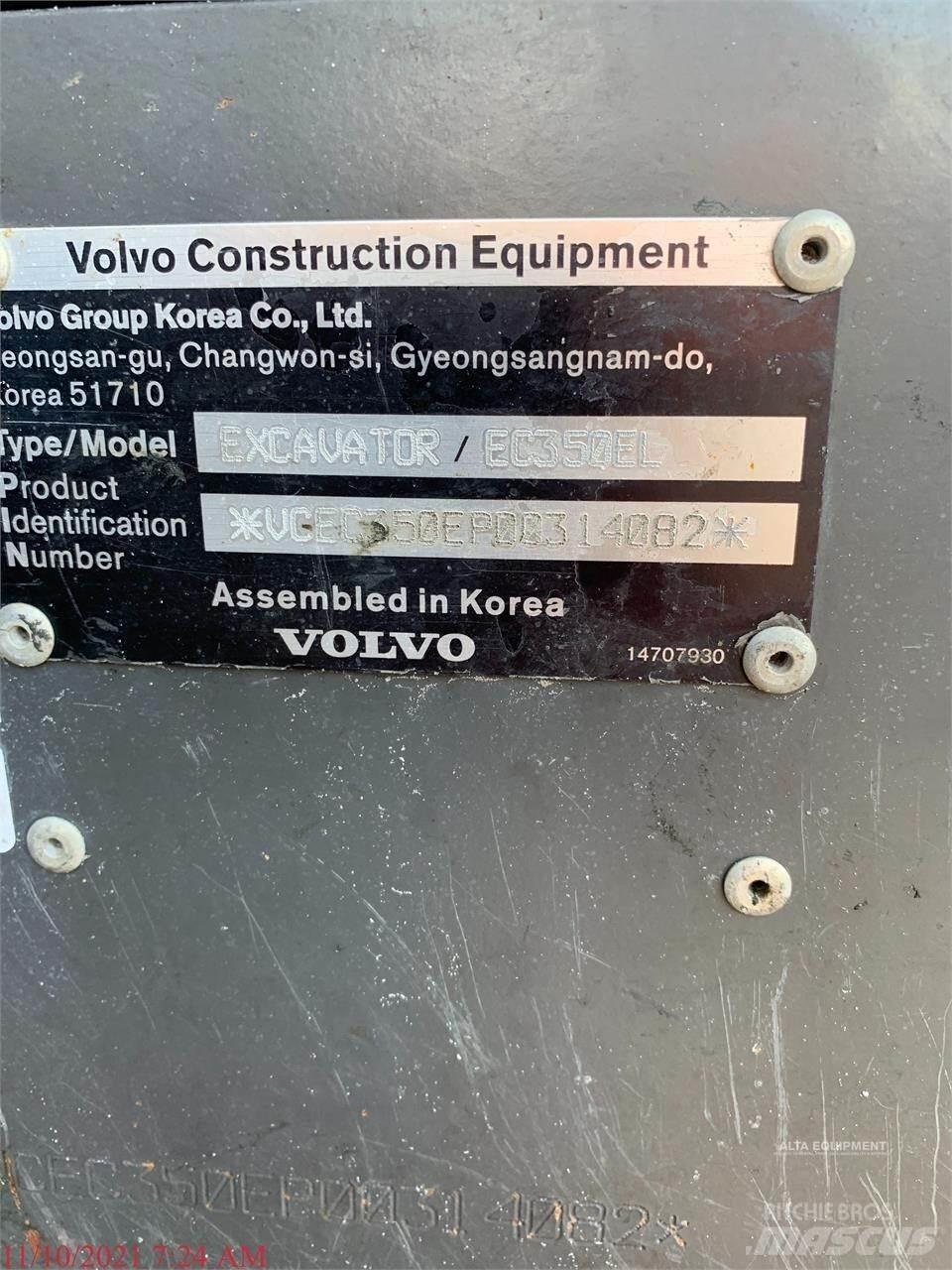 Volvo EC350EL Bagri goseničarji