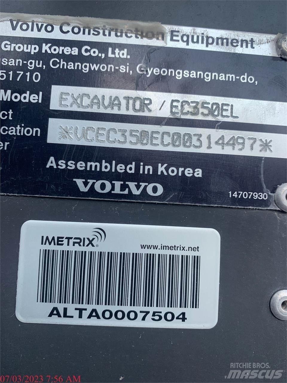 Volvo EC350EL Bagri goseničarji
