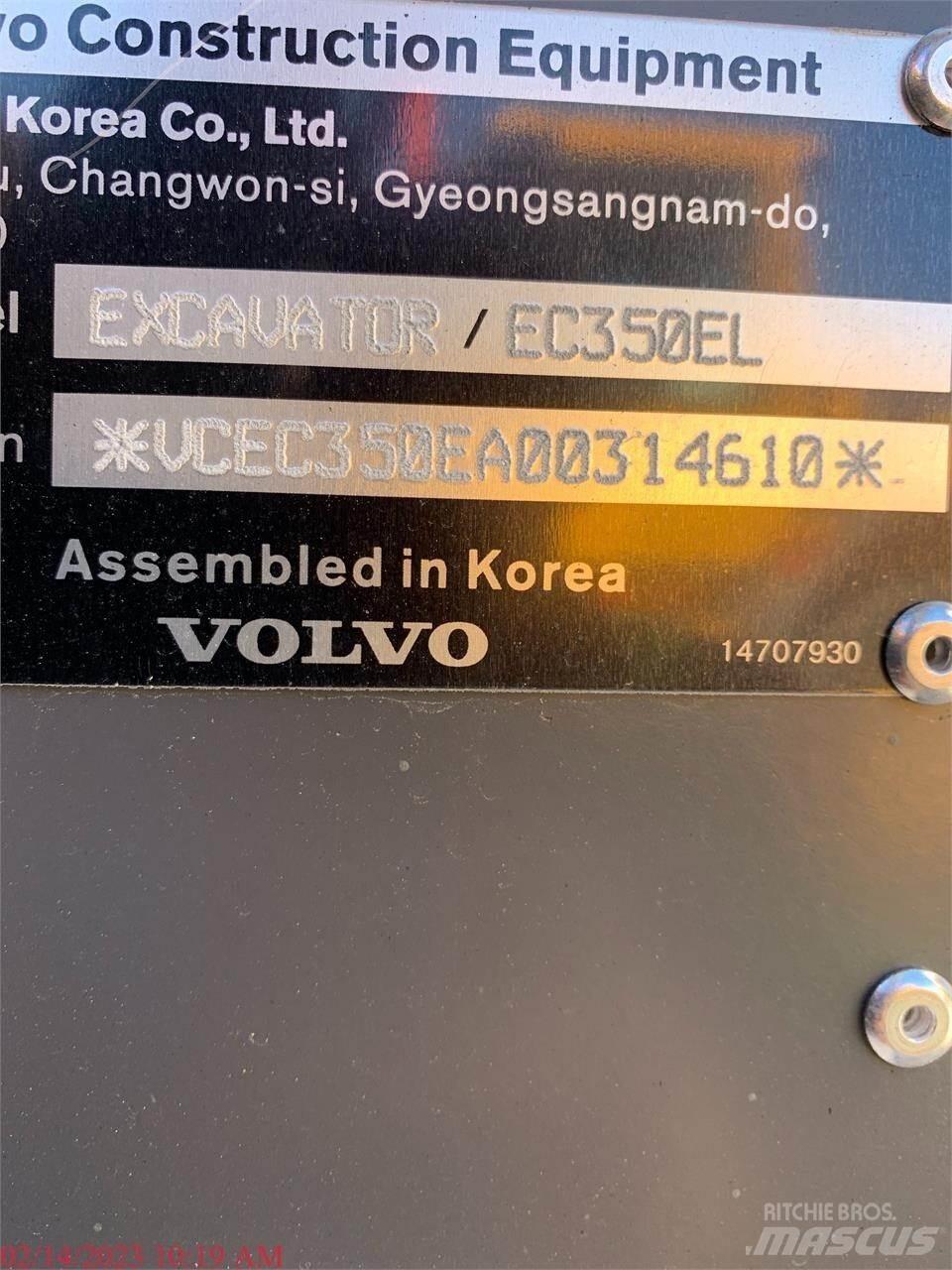 Volvo EC350EL Bagri goseničarji