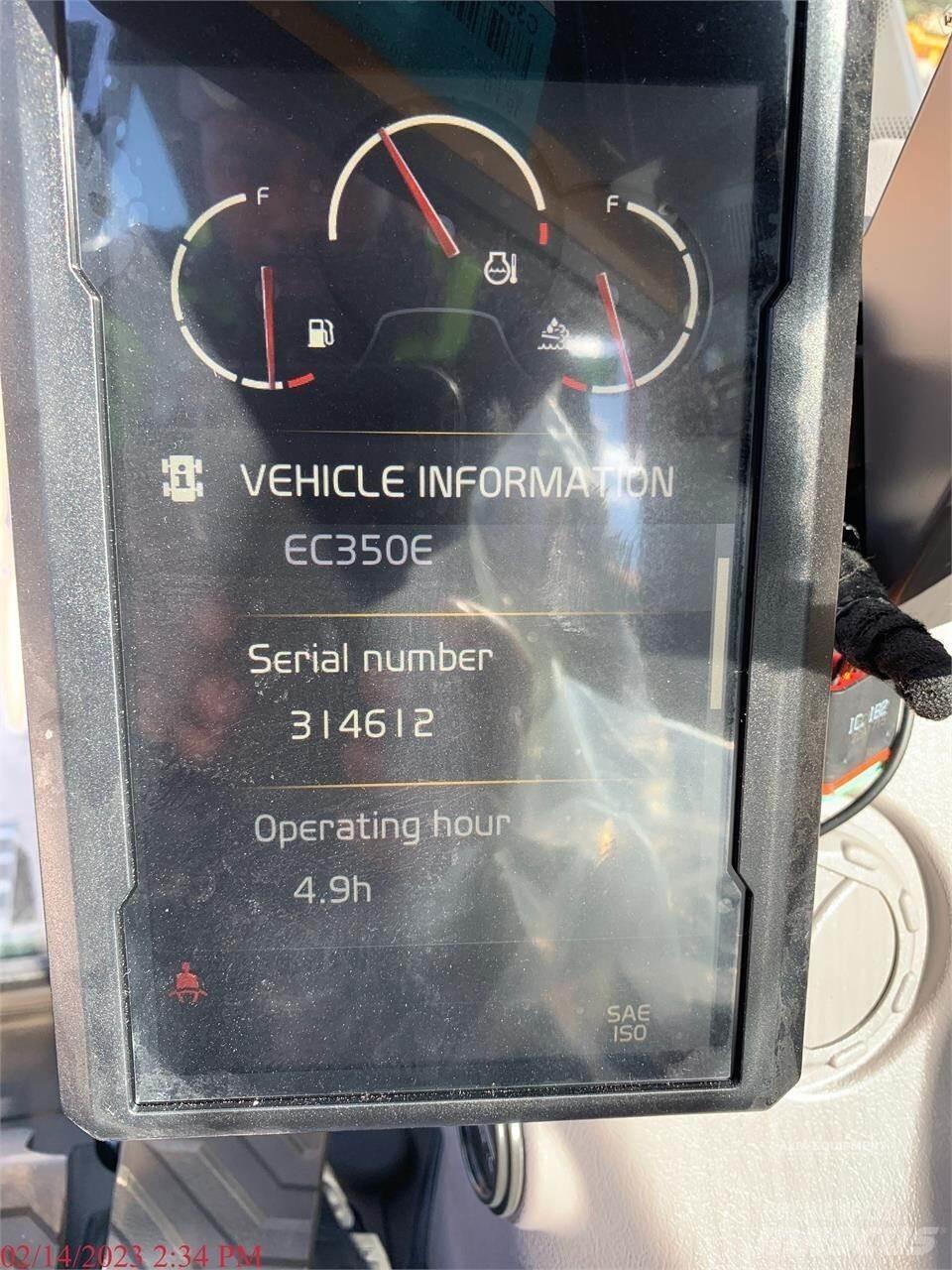 Volvo EC350EL Bagri goseničarji
