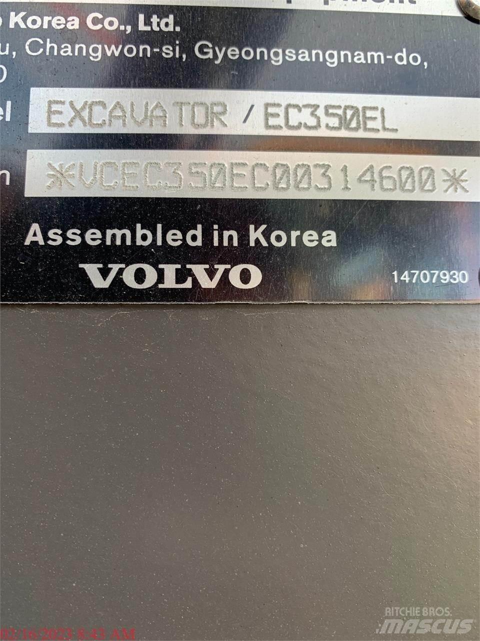 Volvo EC350EL Bagri goseničarji