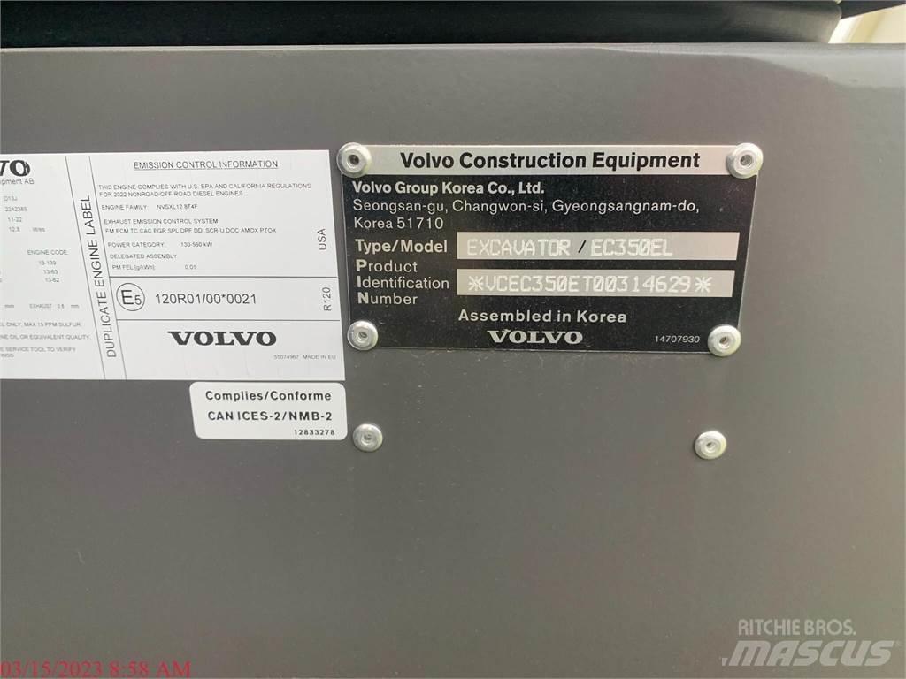 Volvo EC350EL Bagri goseničarji