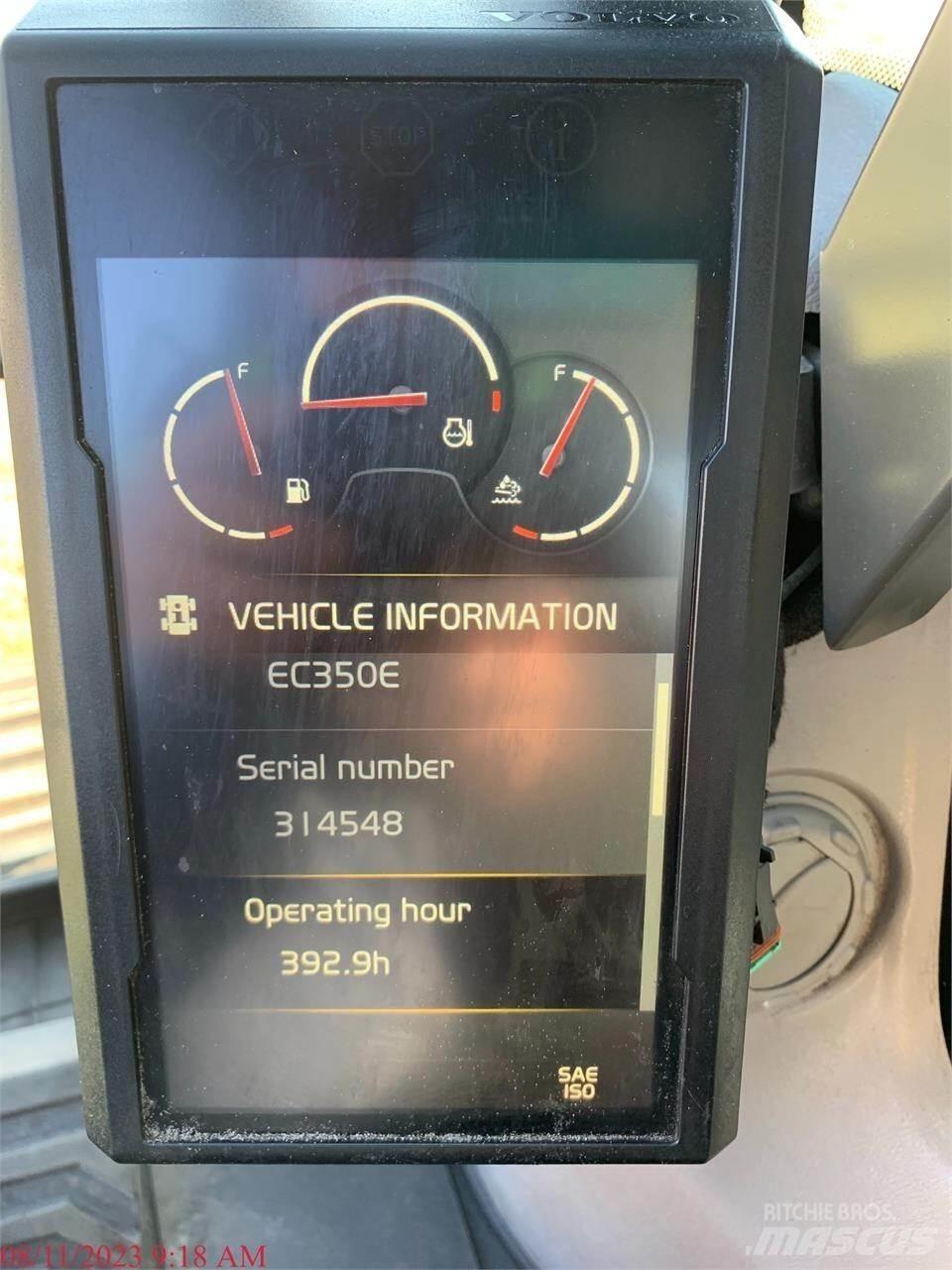 Volvo EC350EL Bagri goseničarji
