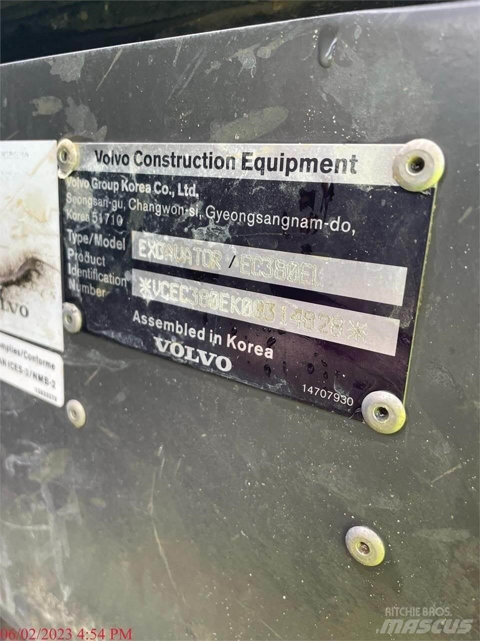 Volvo EC380EL Bagri goseničarji