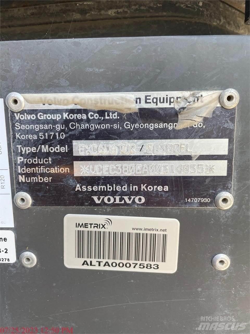 Volvo EC380EL Bagri goseničarji