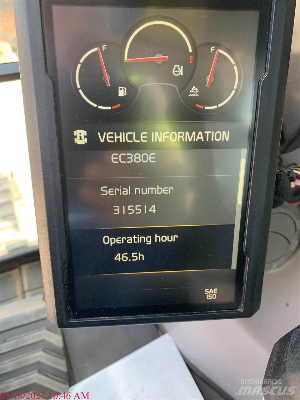 Volvo EC380EL Bagri goseničarji