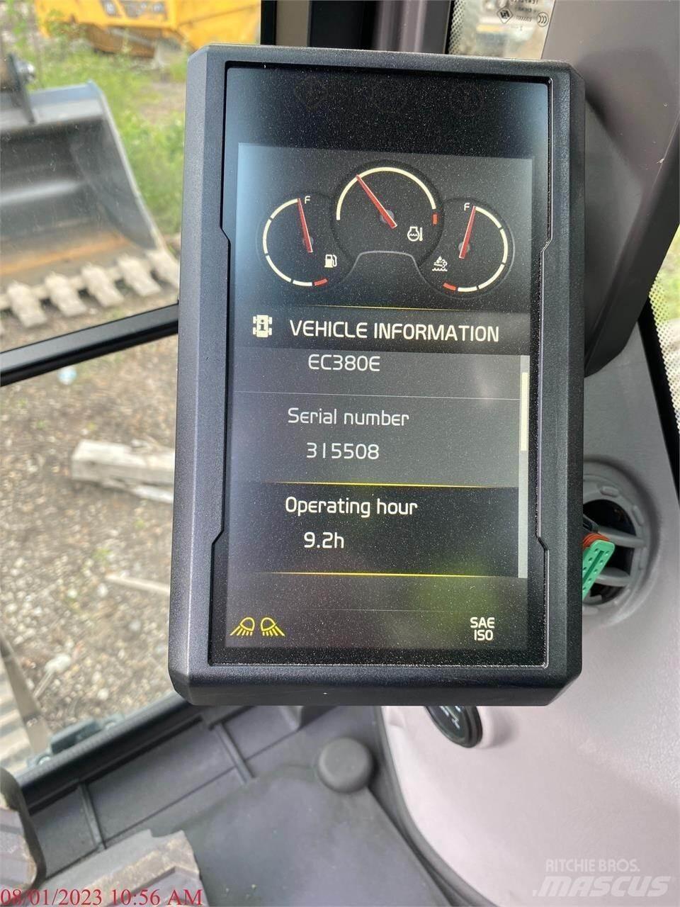 Volvo EC380EL Bagri goseničarji