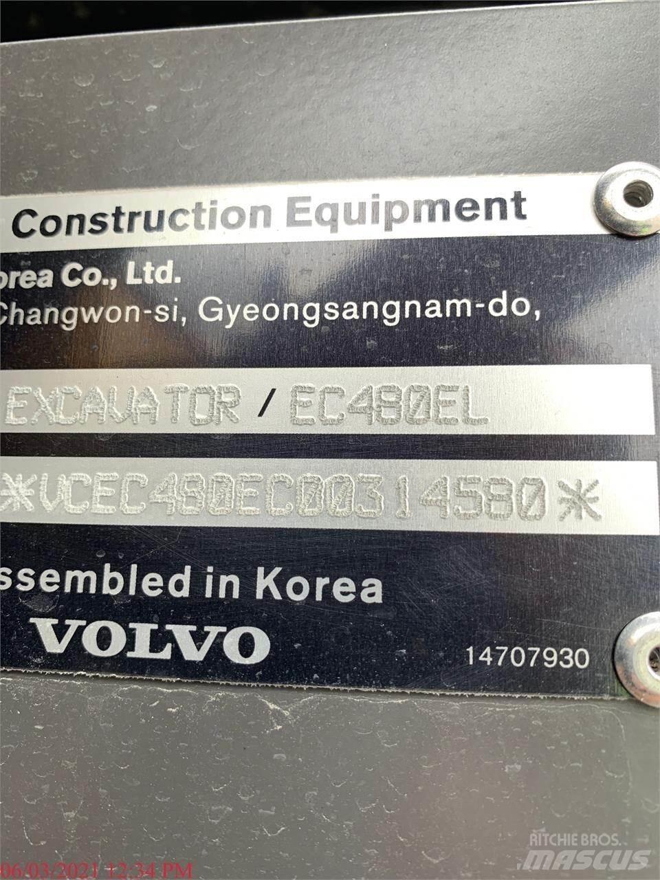 Volvo EC480EL Bagri goseničarji