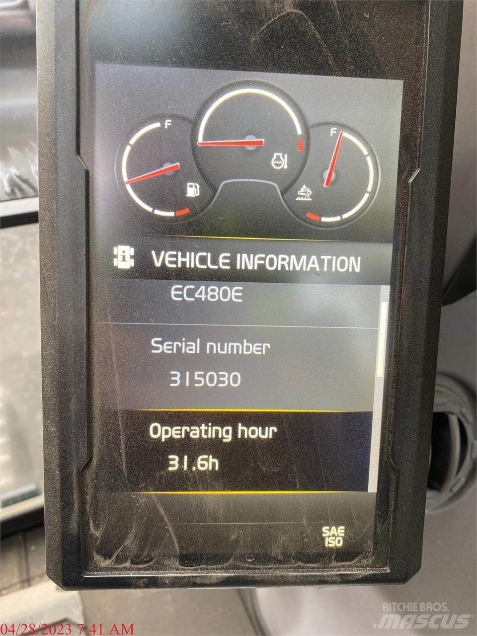 Volvo EC480EL Bagri goseničarji