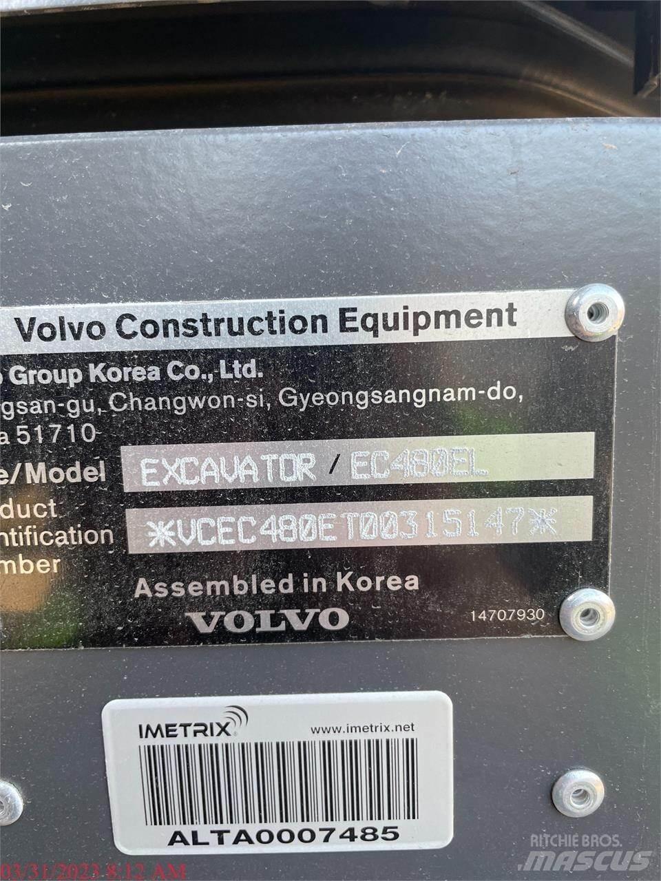 Volvo EC480EL Bagri goseničarji