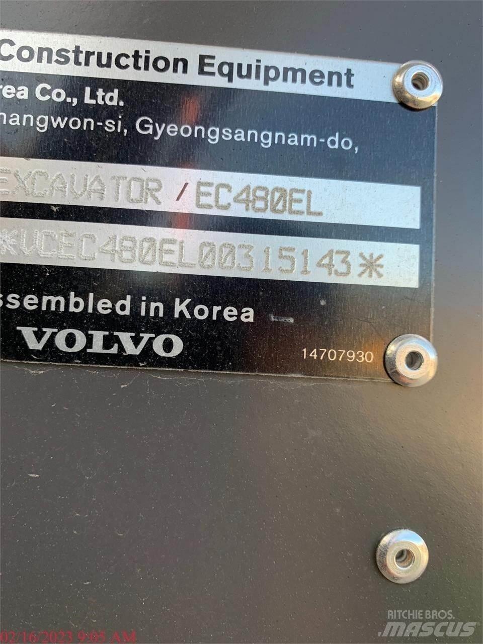Volvo EC480EL Bagri goseničarji