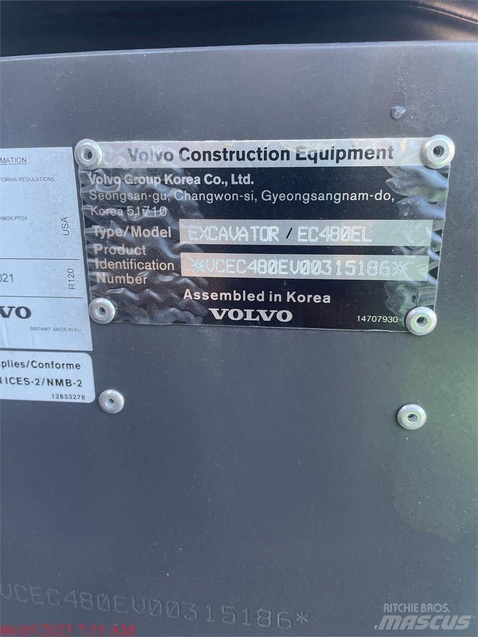 Volvo EC480EL Bagri goseničarji