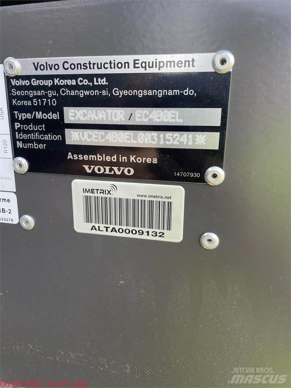 Volvo EC480EL Bagri goseničarji
