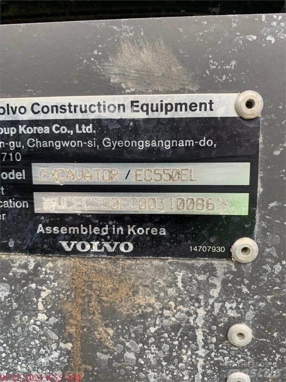 Volvo EC550EL Bagri goseničarji