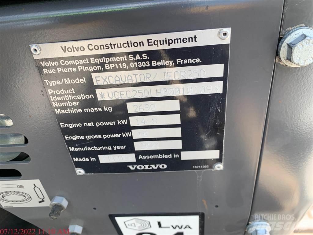 Volvo ECR25D Mini bagri <7t