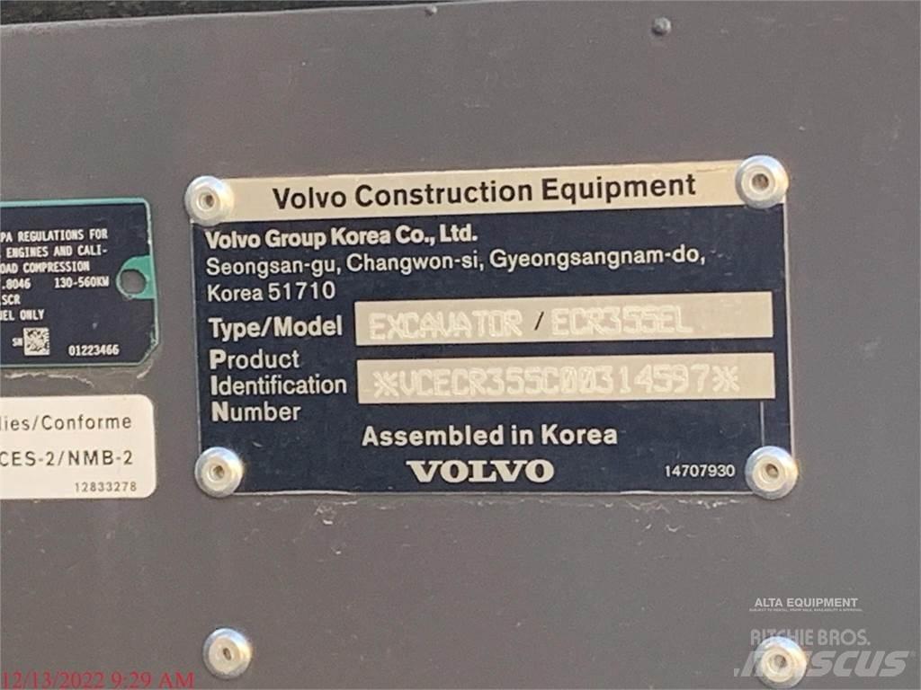 Volvo ECR355EL Bagri goseničarji