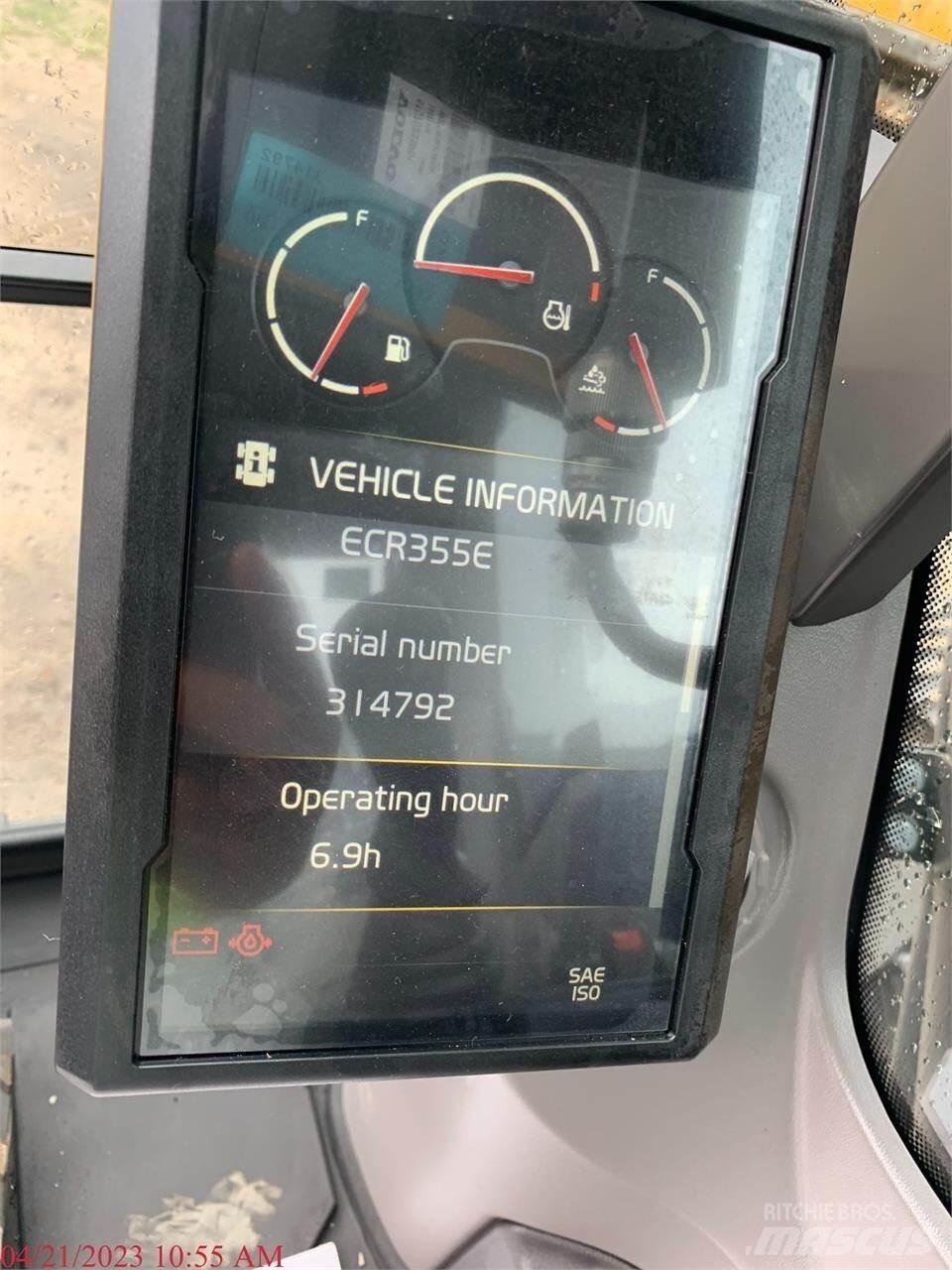 Volvo ECR355EL Bagri goseničarji