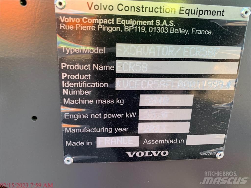 Volvo ECR58F Bagri goseničarji