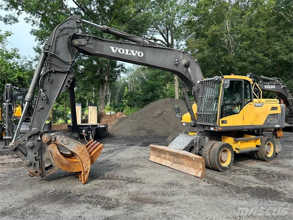 Volvo EW210D Bagri na kolesih