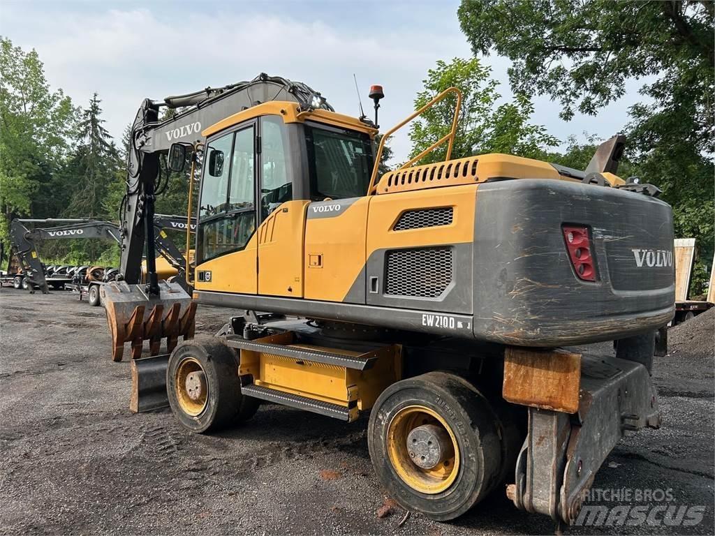 Volvo EW210D Bagri na kolesih