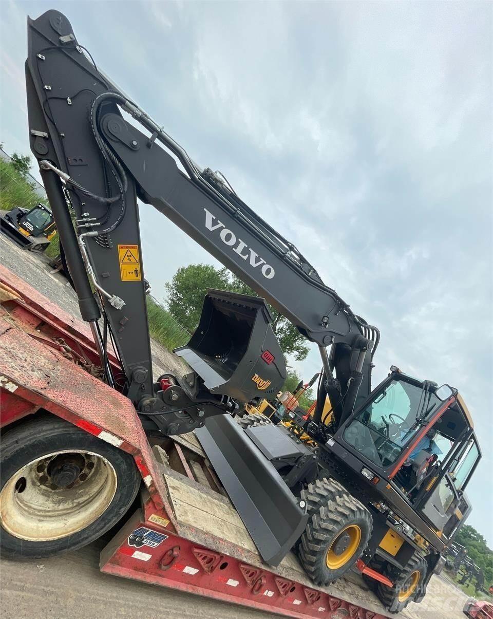 Volvo EW220E Bagri na kolesih