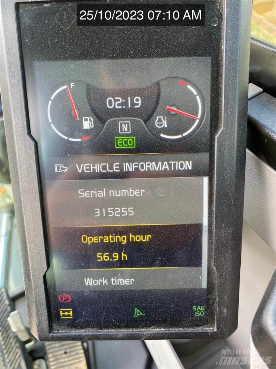Volvo EW60E Bagri na kolesih
