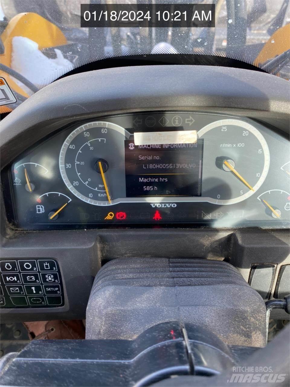 Volvo L180H Kolesni nakladalci