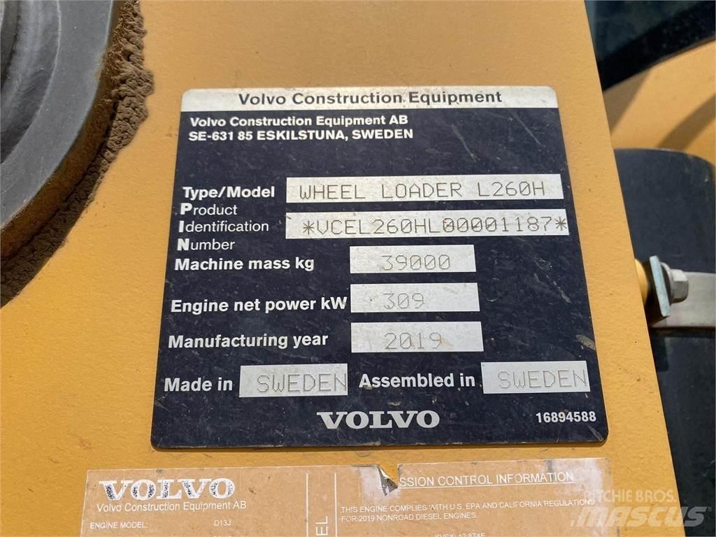 Volvo L260H Kolesni nakladalci