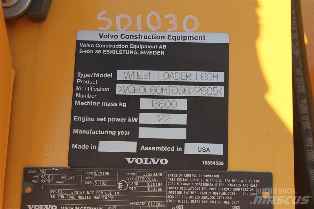 Volvo L60H Kolesni nakladalci