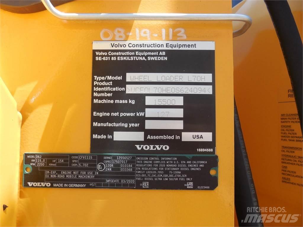 Volvo L70H Kolesni nakladalci