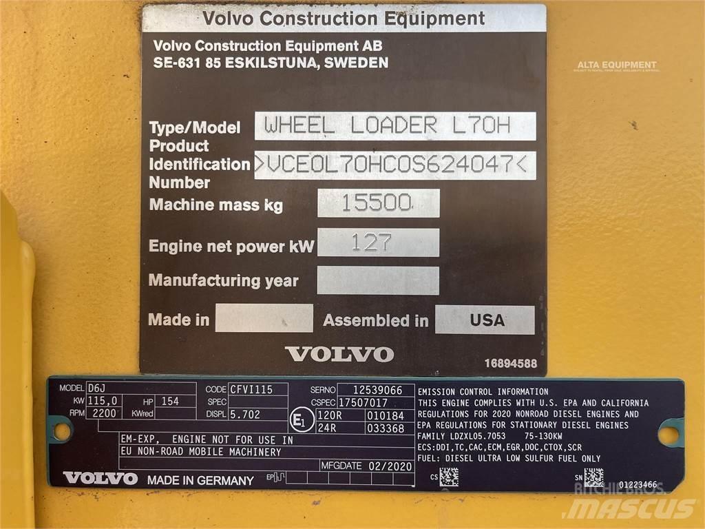 Volvo L70H Kolesni nakladalci