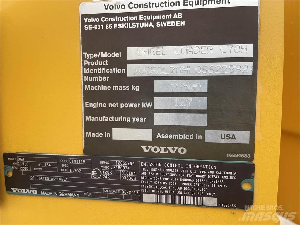 Volvo L70H Kolesni nakladalci