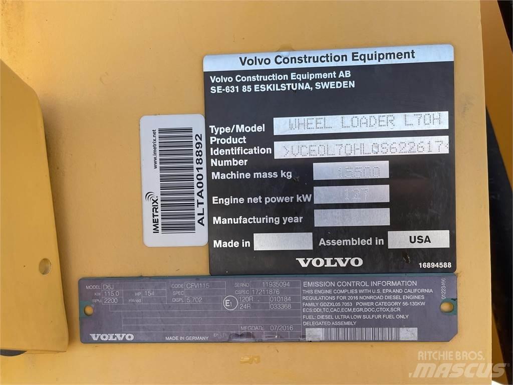 Volvo L70H Kolesni nakladalci