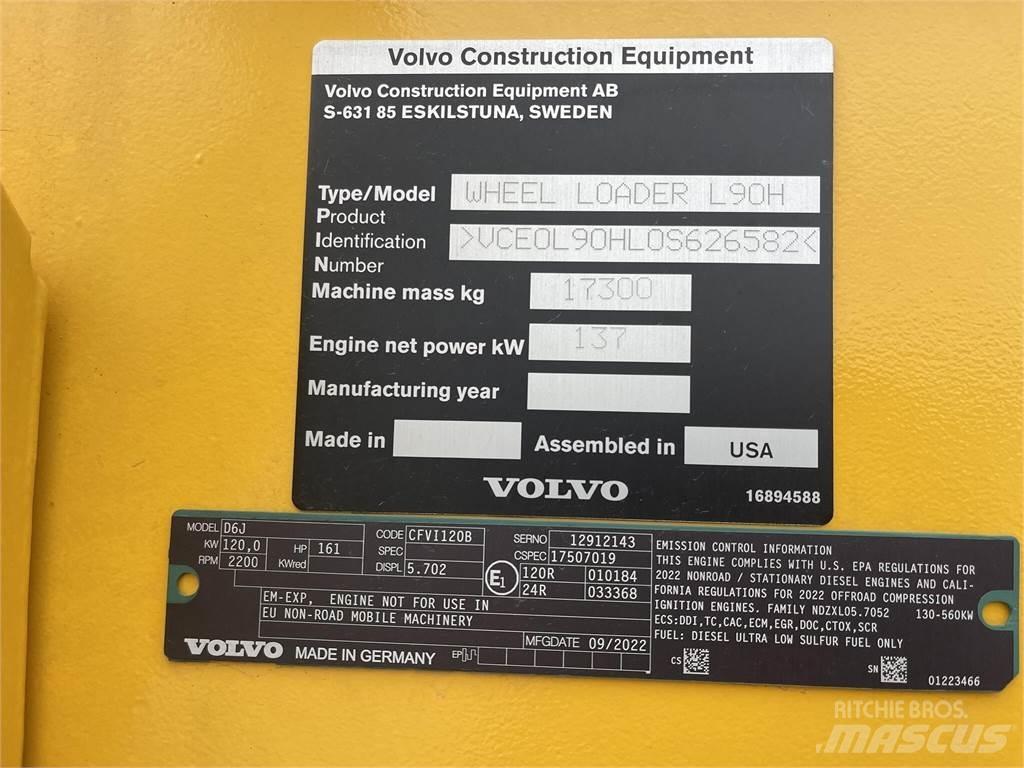 Volvo L90H Kolesni nakladalci