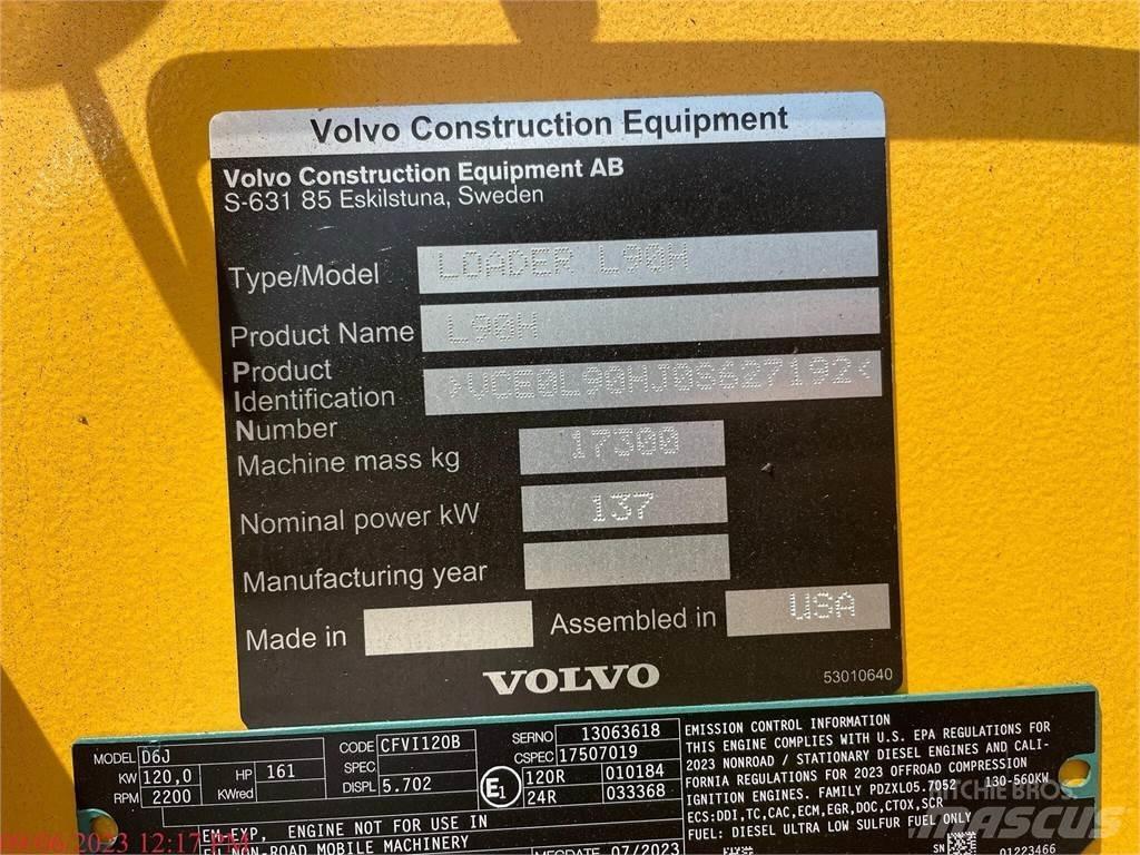 Volvo L90H Kolesni nakladalci