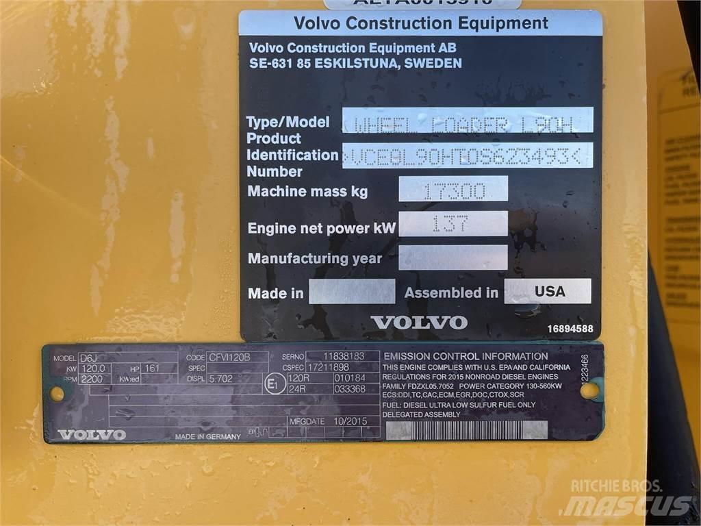 Volvo L90H Kolesni nakladalci