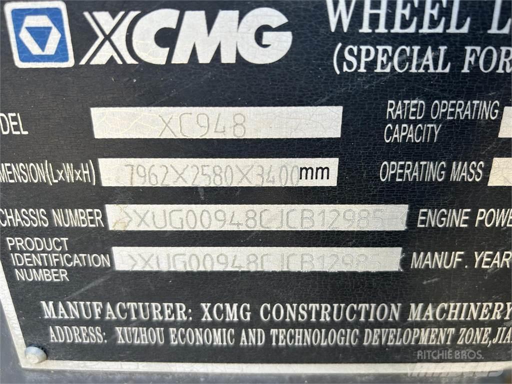 XCMG XC948 Kolesni nakladalci