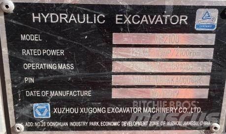 XCMG XE210U Bagri goseničarji