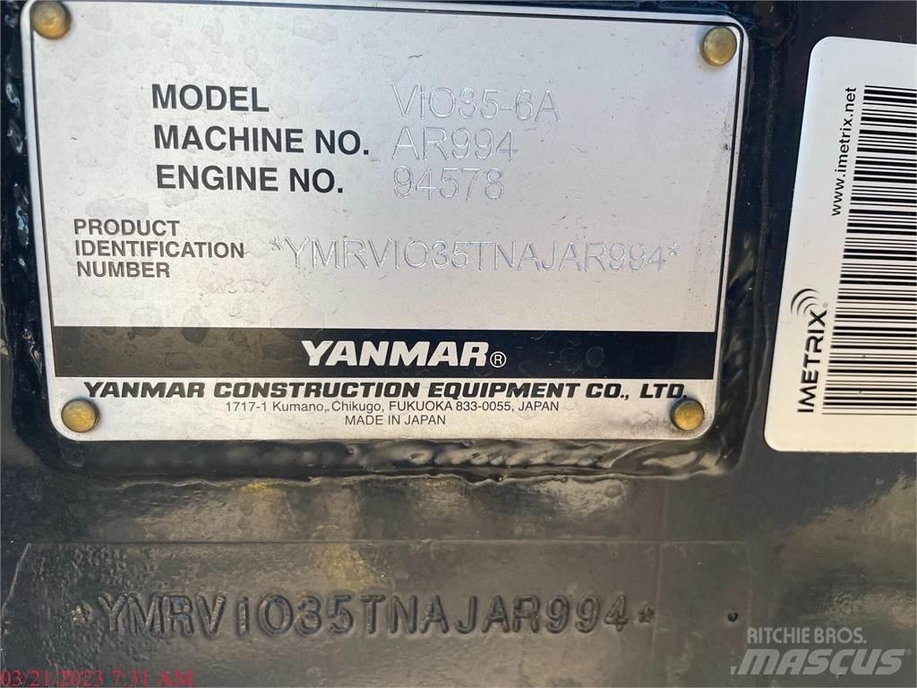 Yanmar VIO35-6A Mini bagri <7t
