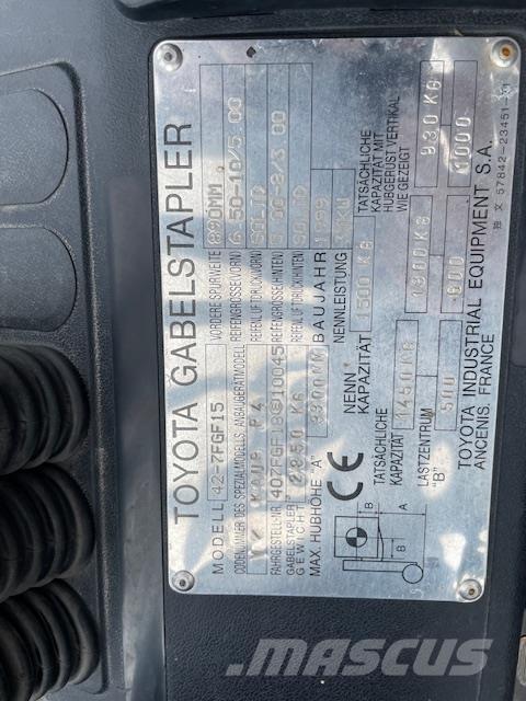 Toyota 42-7FGF15 Plinski viličarji